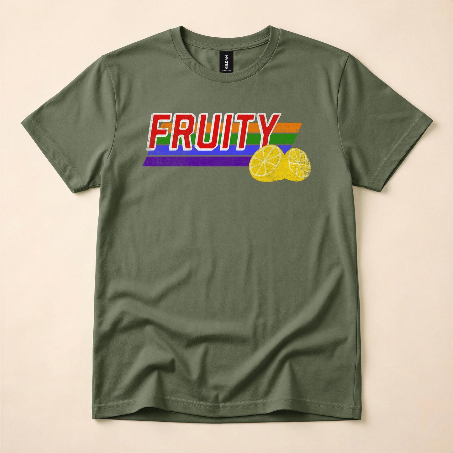 Fruity Gay Pride Shirt | Queer Rainbow Tee | LGBT Funny Pride T-Shirt | Sassy Gay Shirt | The Gay Agenda