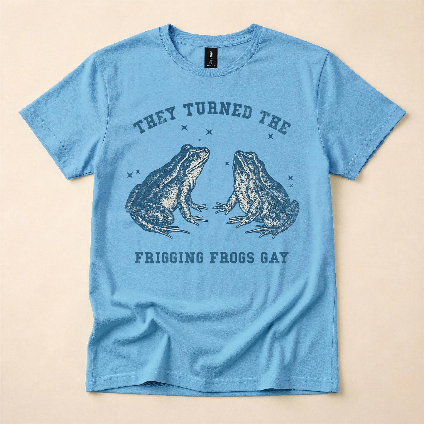 They Turned The Frigging Frogs Gay Shirt | Funny Conspiracy Tee | LGBT Humor T-Shirt | Sarcastic Gay Gift | The Gay Agenda