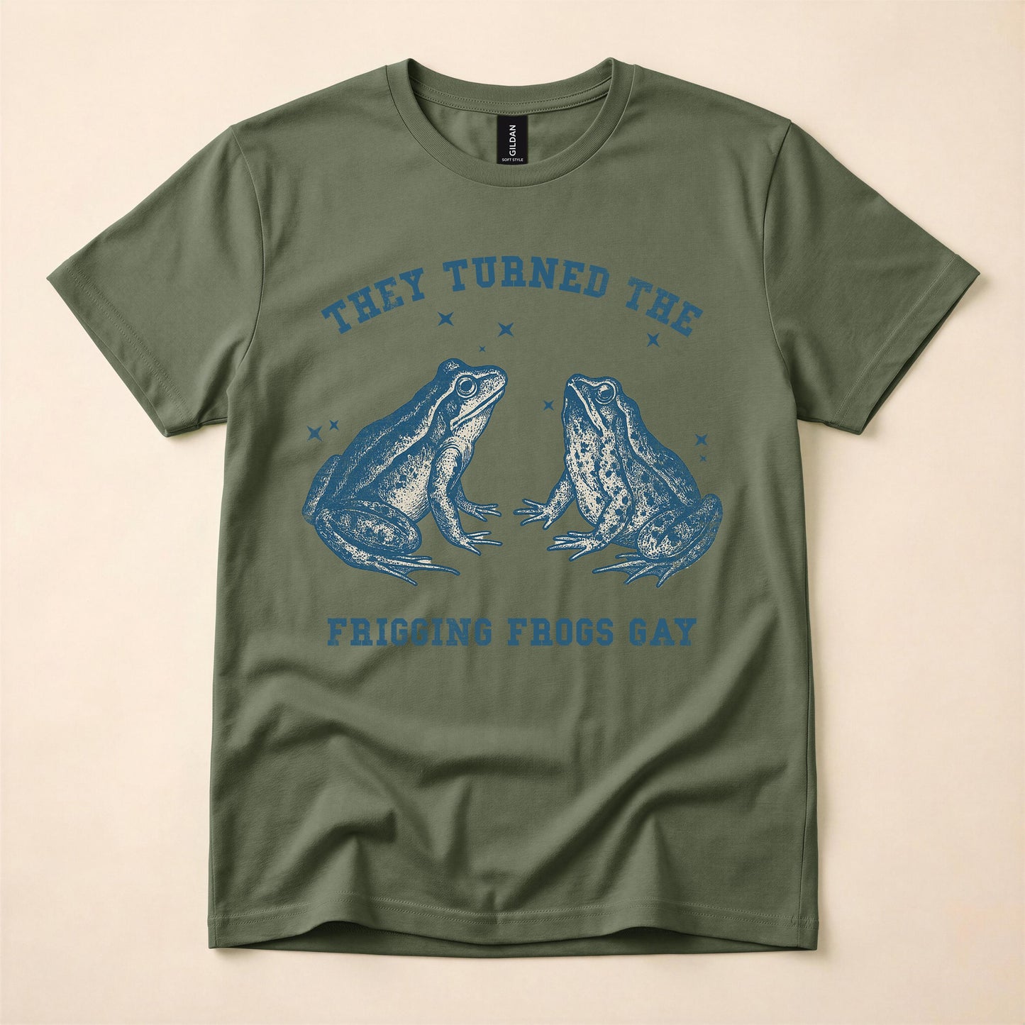 They Turned The Frigging Frogs Gay Shirt | Funny Conspiracy Tee | LGBT Humor T-Shirt | Sarcastic Gay Gift | The Gay Agenda