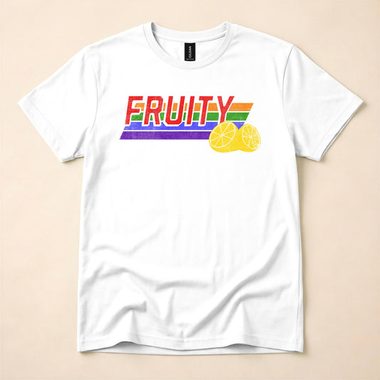 Fruity Gay Pride Shirt | Queer Rainbow Tee | LGBT Funny Pride T-Shirt | Sassy Gay Shirt | The Gay Agenda