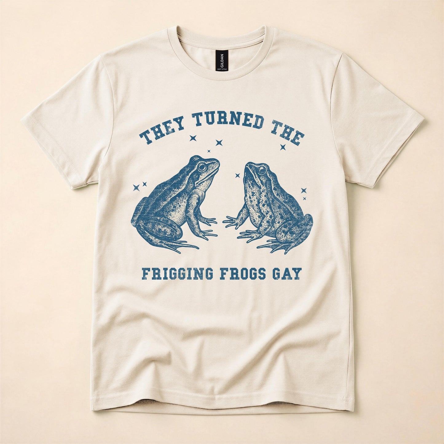 They Turned The Frigging Frogs Gay Shirt | Funny Conspiracy Tee | LGBT Humor T-Shirt | Sarcastic Gay Gift | The Gay Agenda