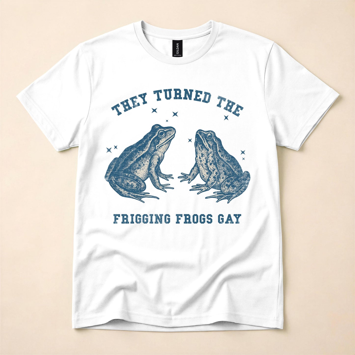 They Turned The Frigging Frogs Gay Shirt | Funny Conspiracy Tee | LGBT Humor T-Shirt | Sarcastic Gay Gift | The Gay Agenda